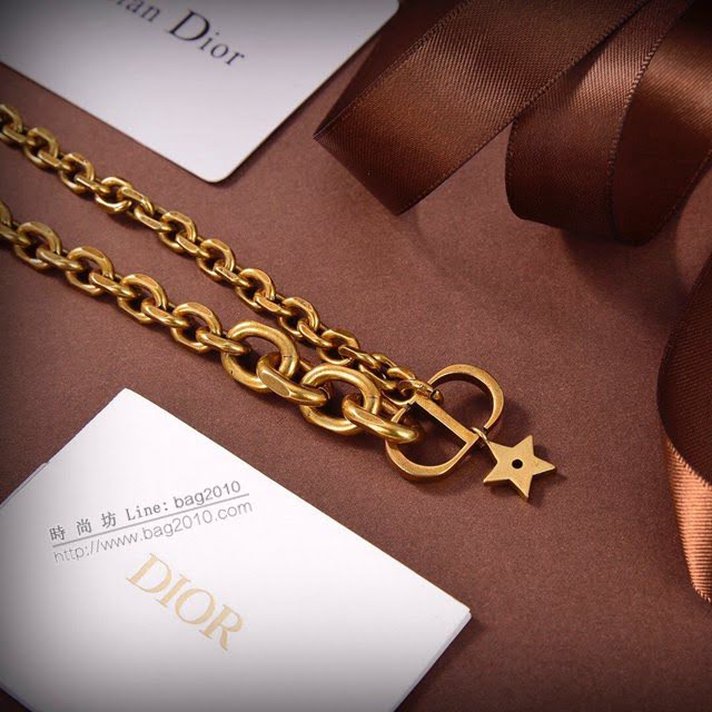 Dior飾品 迪奧經典熱銷款字母項鏈手鏈套裝  zgd1492